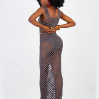 Low-cut Nagisa Crochet Dress image 2