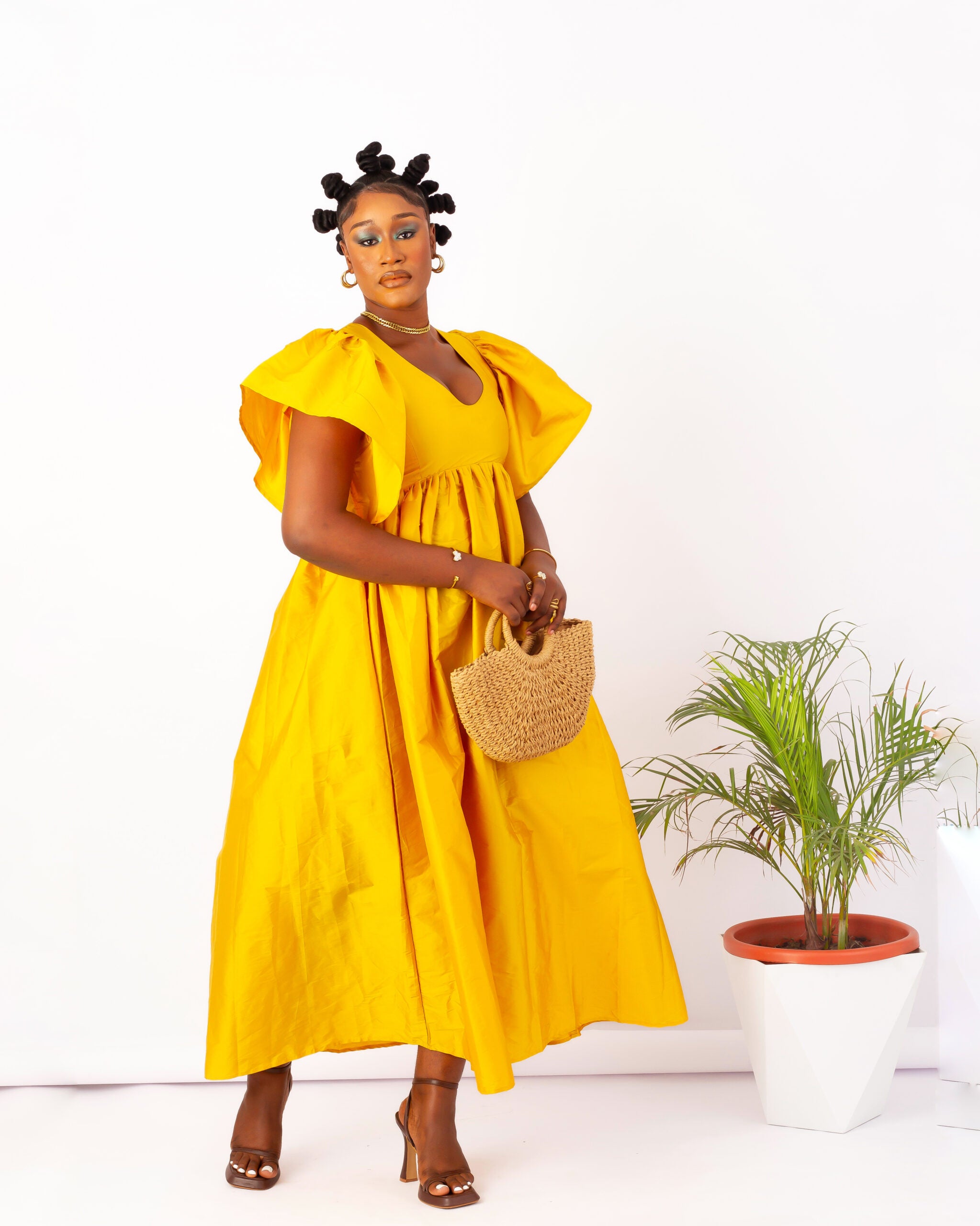 Mayara Sunshine Dress- yellow image 1