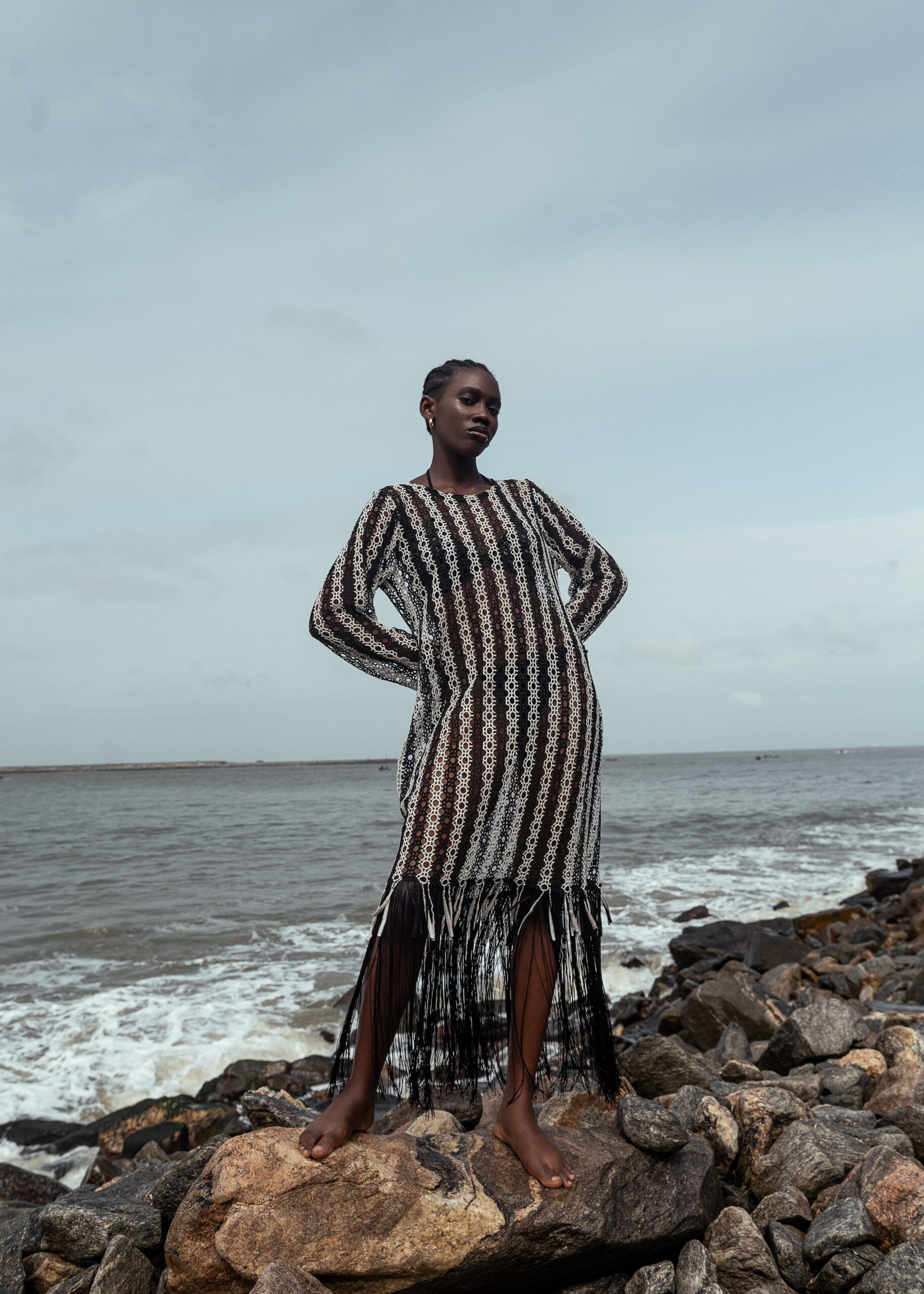 Net Tassel Dress image 0