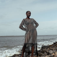 Net Tassel Dress image 0