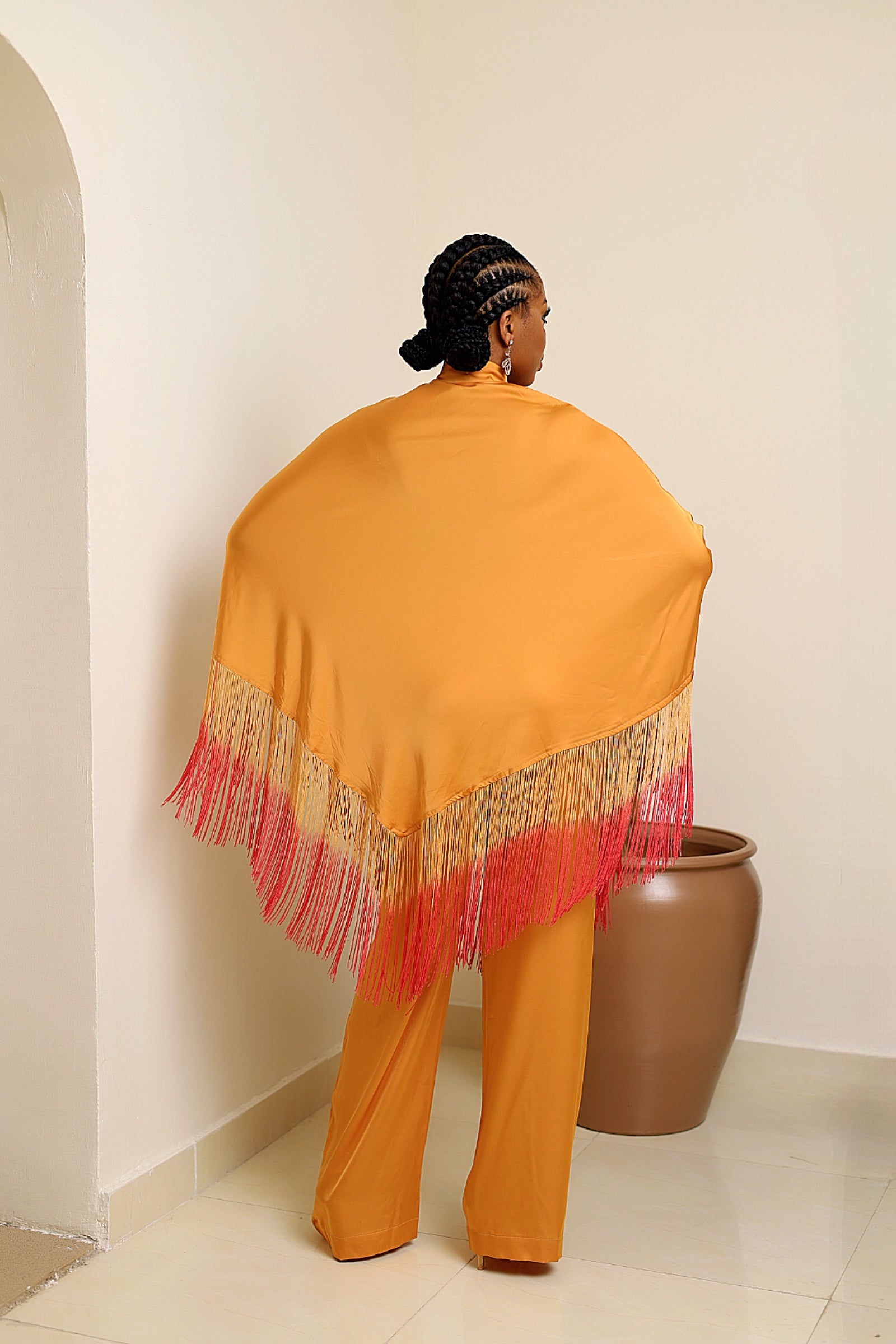 Tangerine Tassel Set image 3