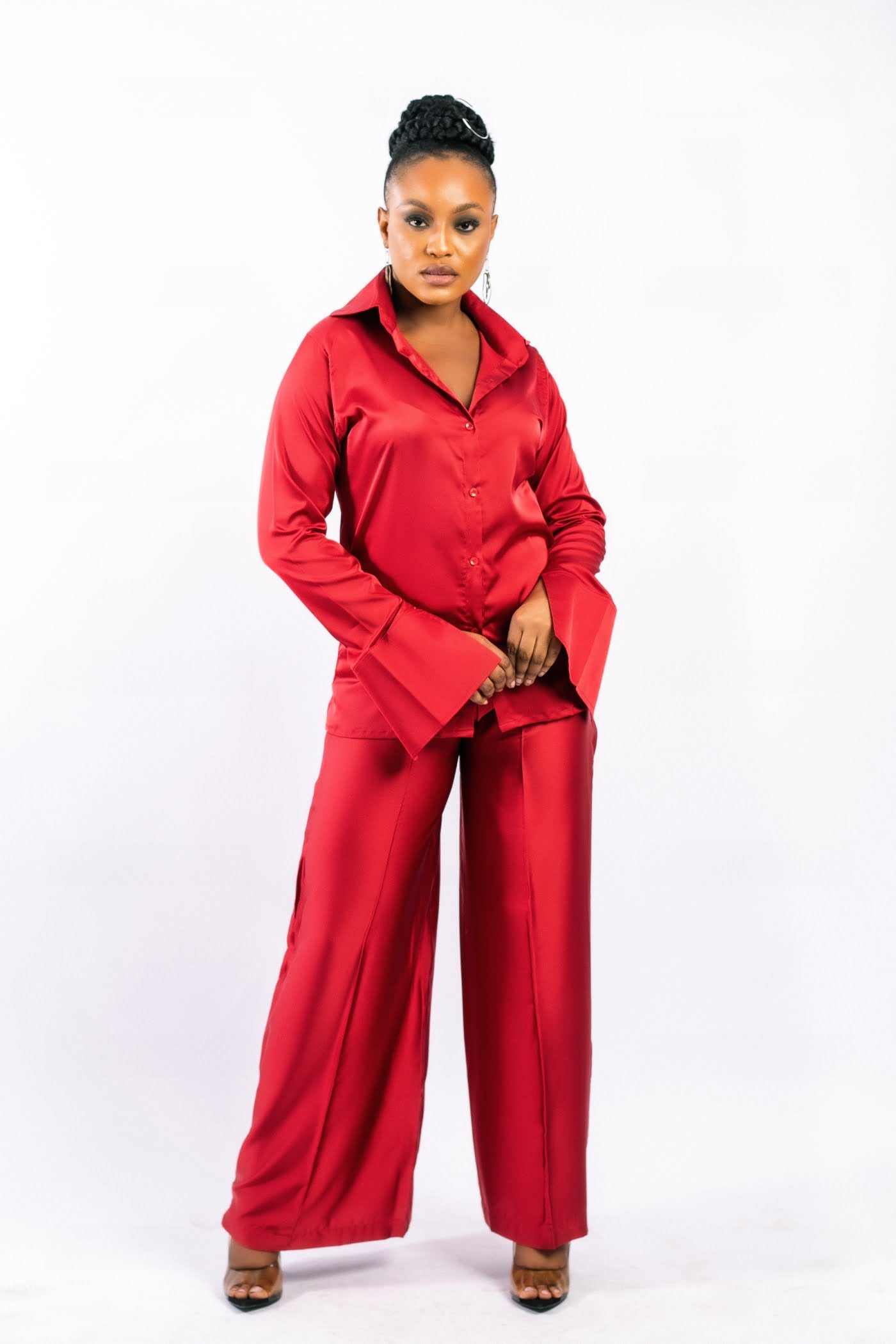 Satin Palazzo Set image 2