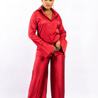 Satin Palazzo Set image 2
