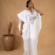 Silver Shimmer Kaftan image 1