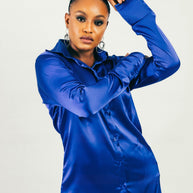 Satin Effect Pants Set image 2