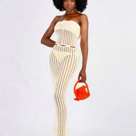 Dalia Cut-out Crochet Dress image 0
