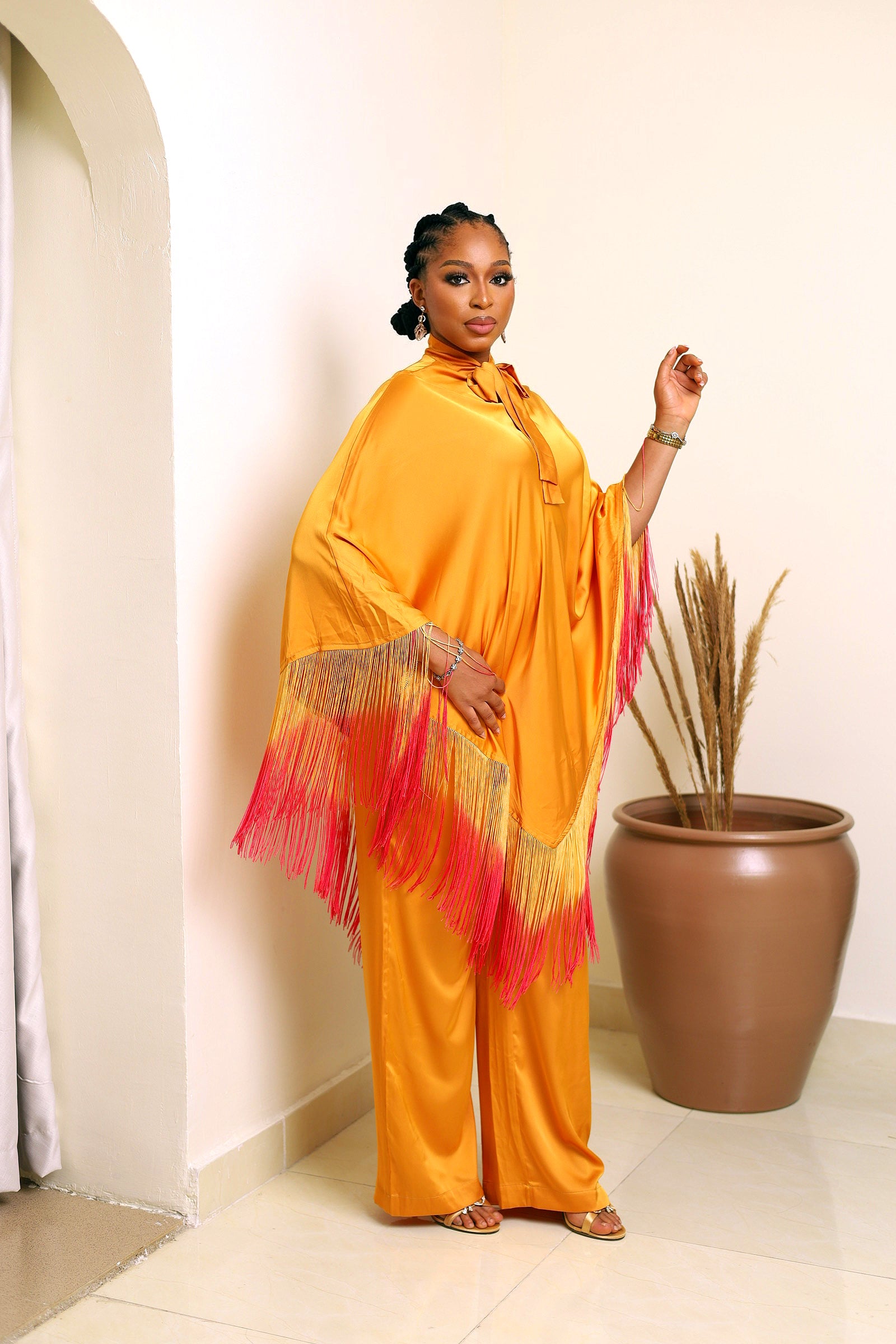Tangerine Tassel Set image 2