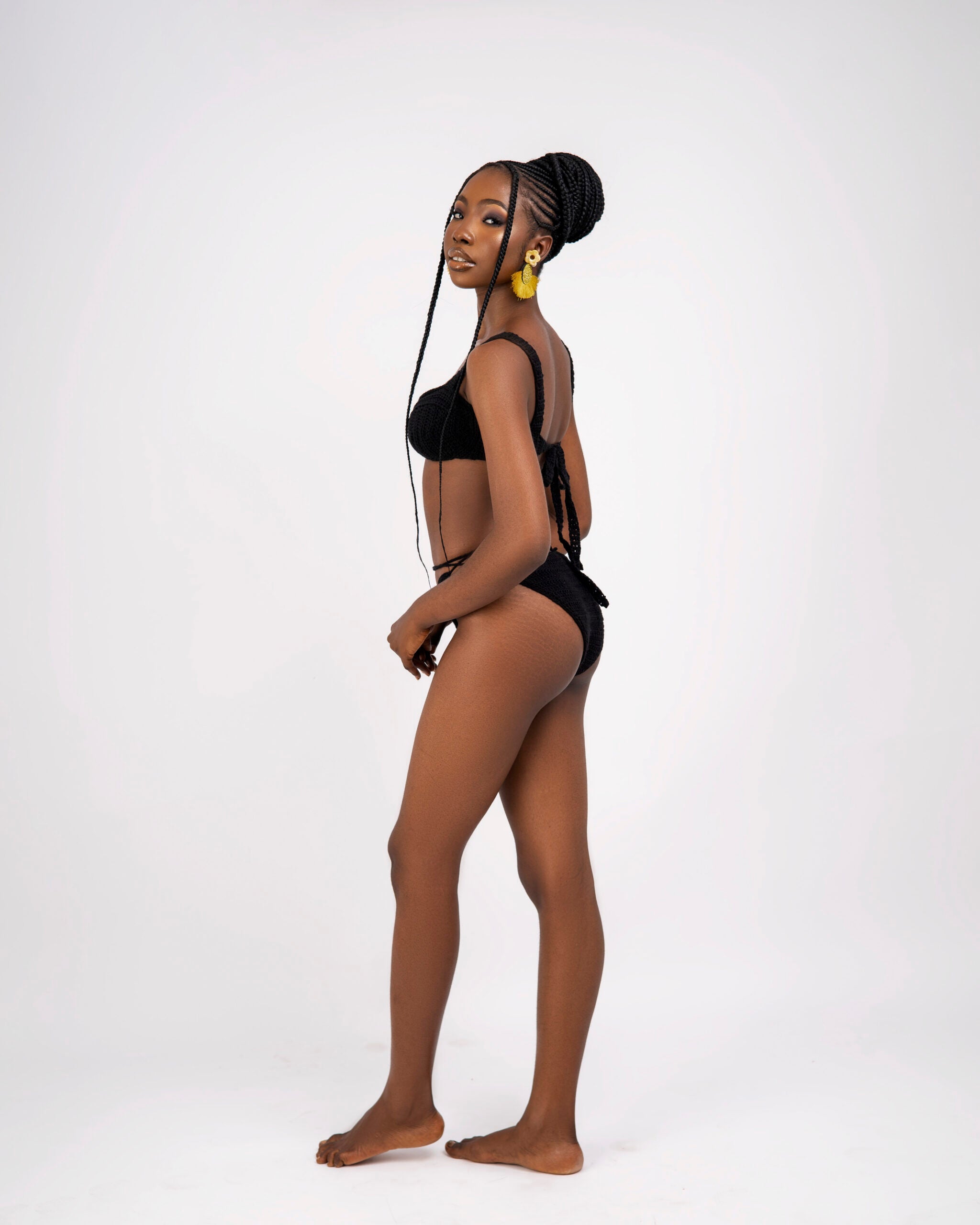 Midnight Blossom Bikini Set image 1