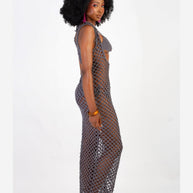 Low-cut Nagisa Crochet Dress image 1