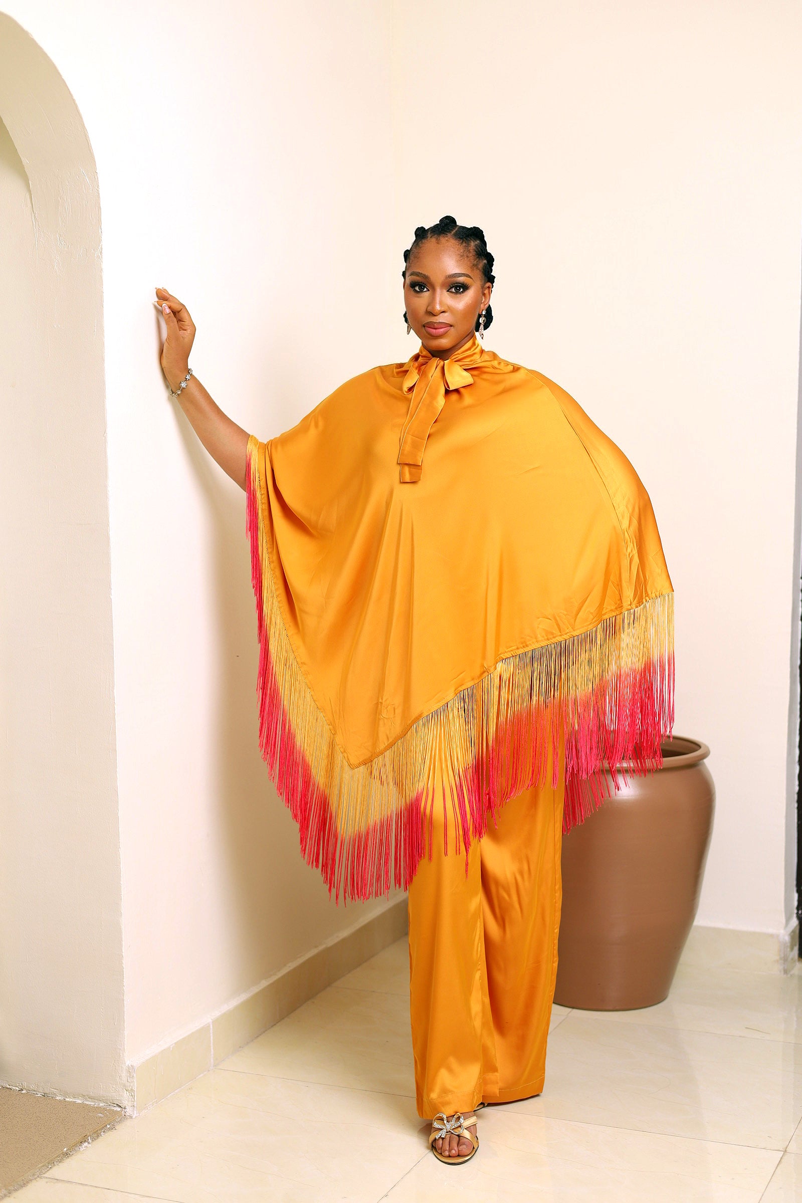 Tangerine Tassel Set image 0