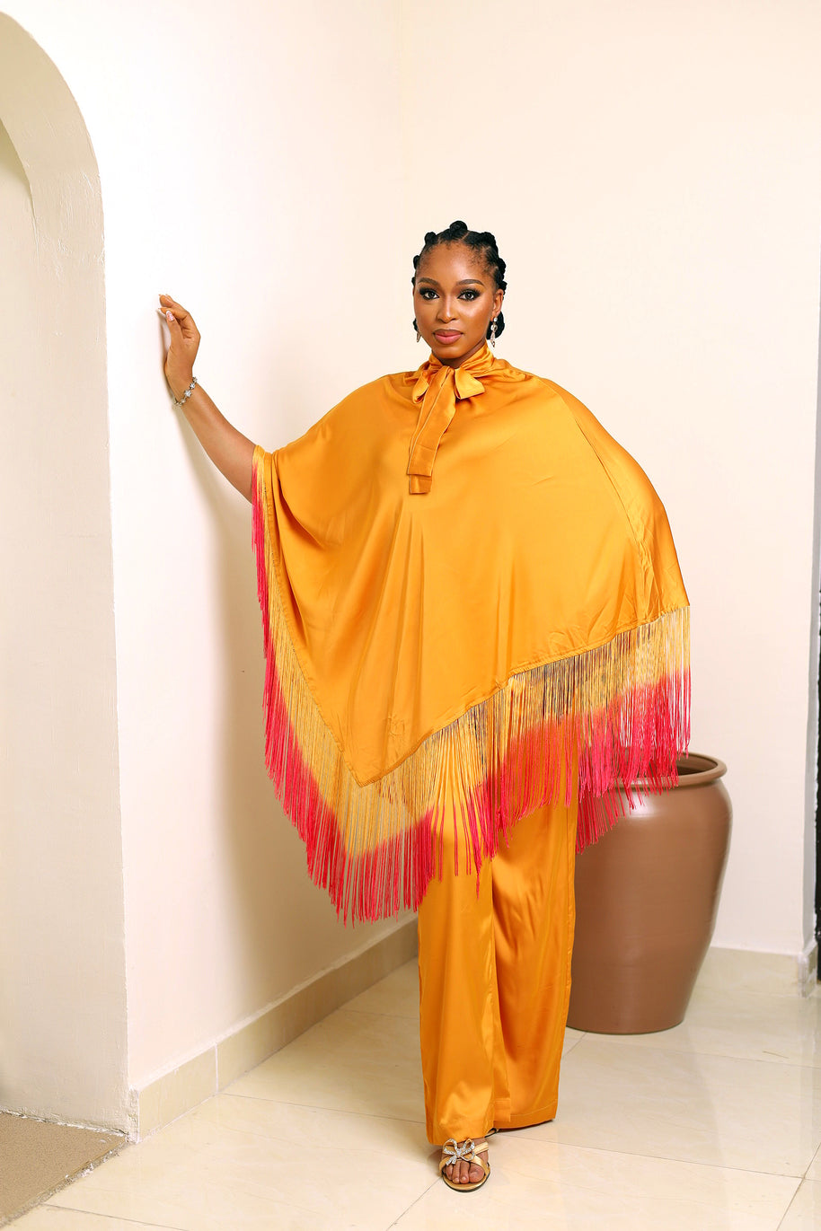 Tangerine Tassel Set image 0