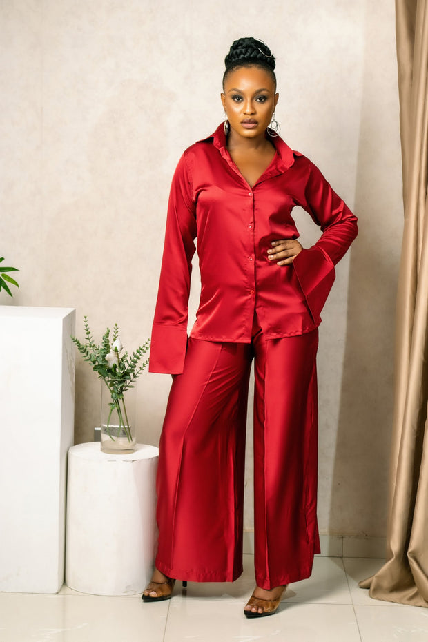 Satin Palazzo Set image 0