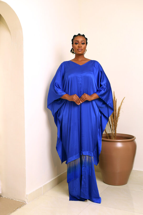 Midnight Blue Tassel Bubu