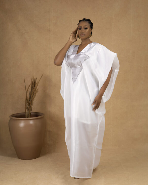 Silver Shimmer Kaftan - Image 3